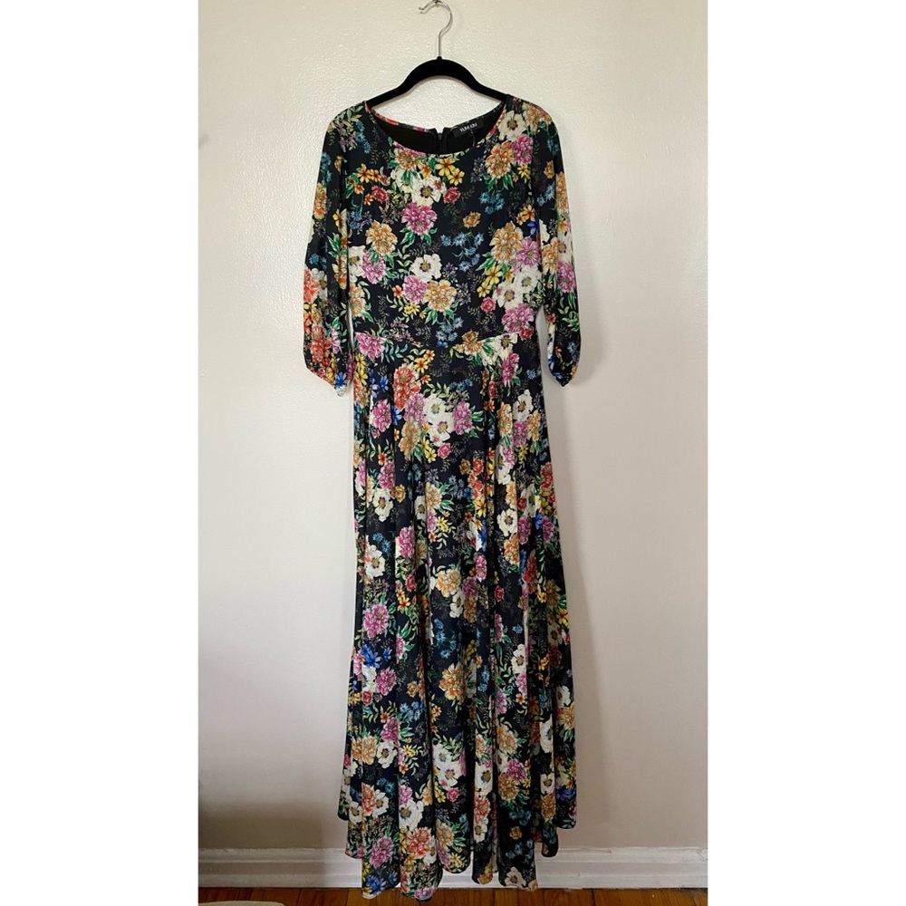 Anthropologie floral gown.